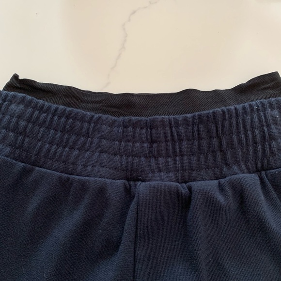 Zara Medium Thick Cotton Wide Leg Opening Navy Pants NWT - Picture 12 of 12